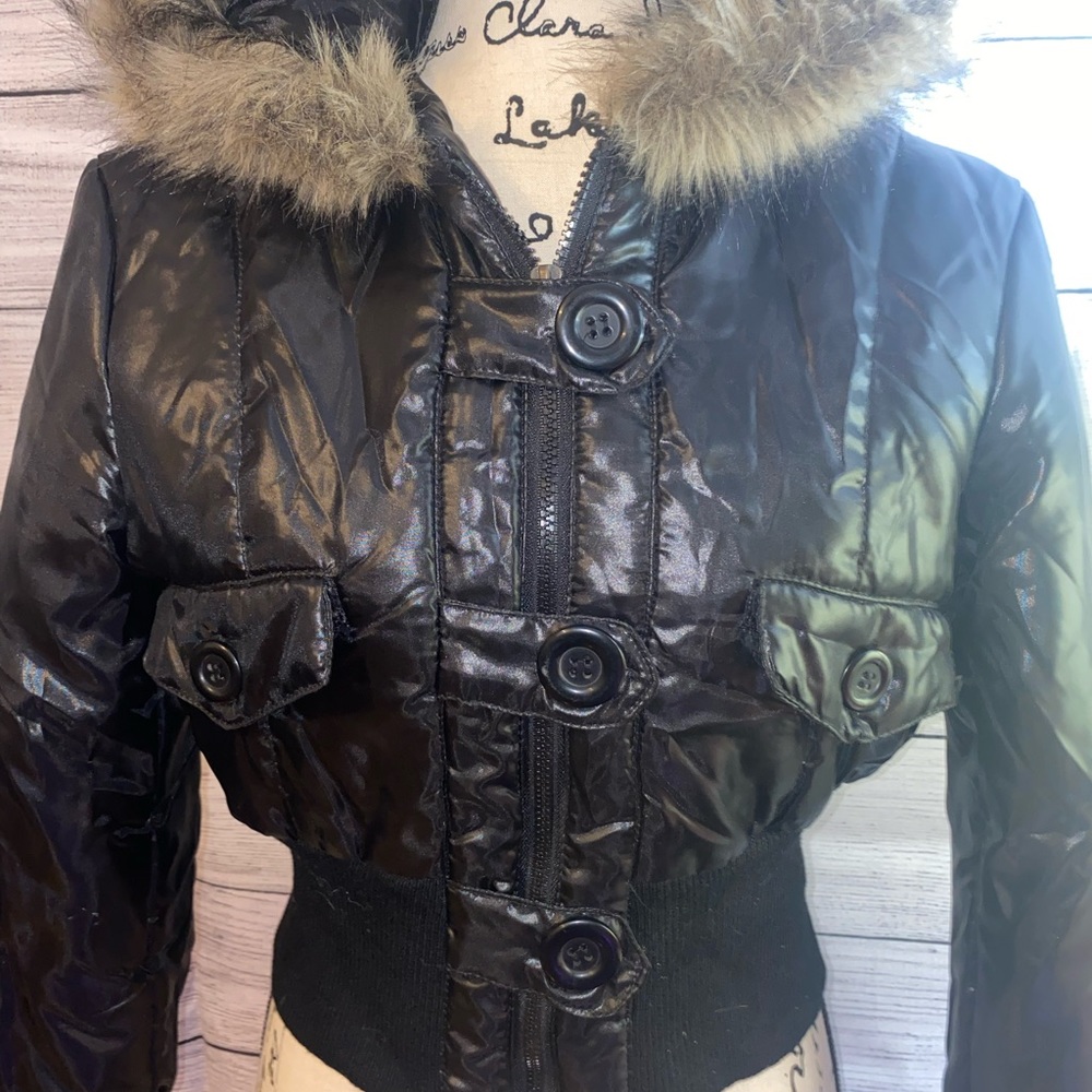 Black Puff Jacket - Picture 2 of 6